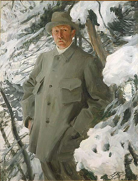 Anders Zorn The Painter Bruno Liljefors,